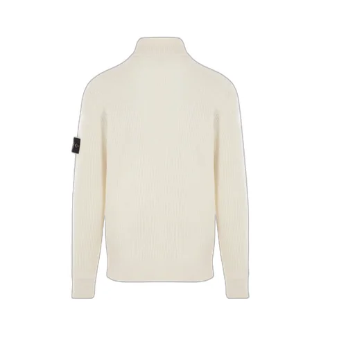 Compass Patch Roll-Neck Knitted Jumper