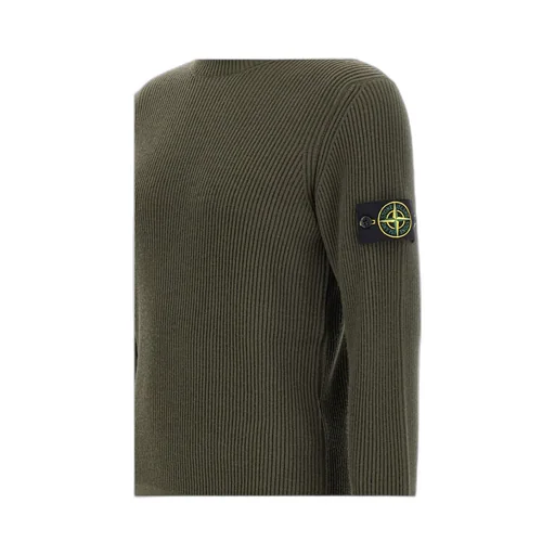 Compass Patch Roll-Neck Knitted Jumper
