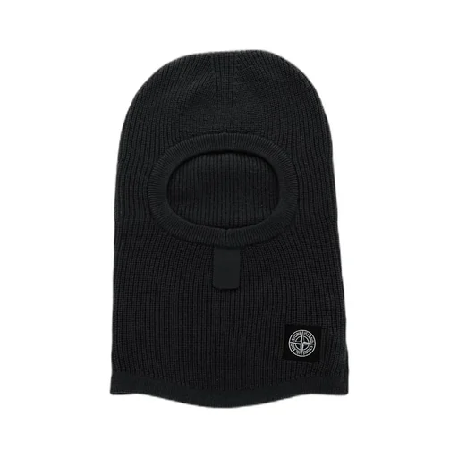 Compass-Patch Virgin Wool Balaclava