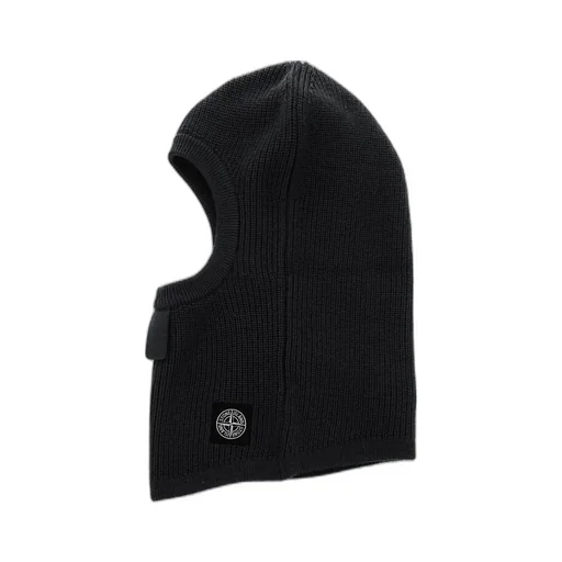 Compass-Patch Virgin Wool Balaclava