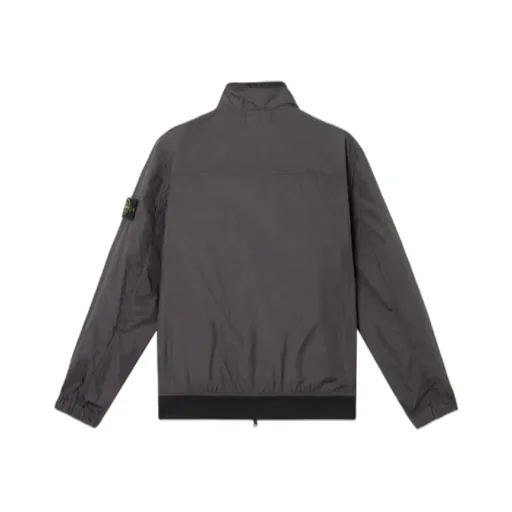 Compass-Badge High-Neck Jacket