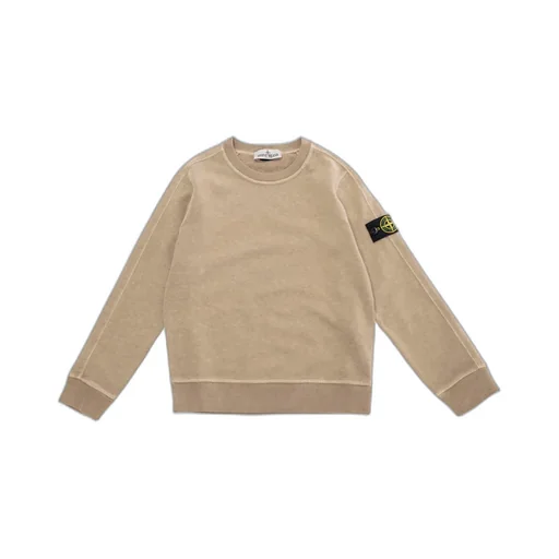Junior Logo Patch Crewneck Sweatshirt