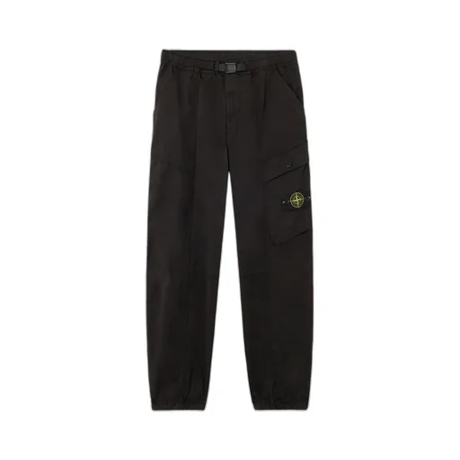 Logo Patch Tapered-Leg Trousers