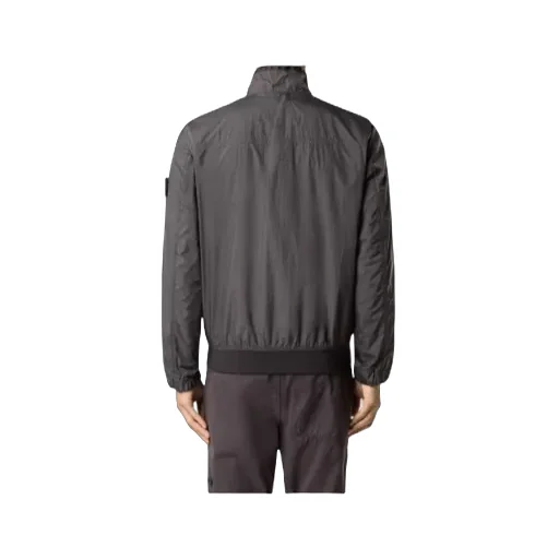 Compass-Badge High-Neck Jacket