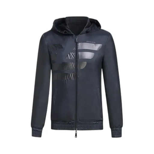 Double-Sided Eagle-Headed Hooded Sports Casual Jacket