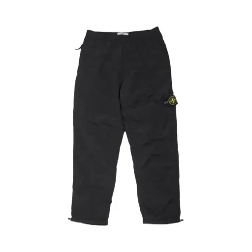 Logo Patch Elastic Waist Trousers