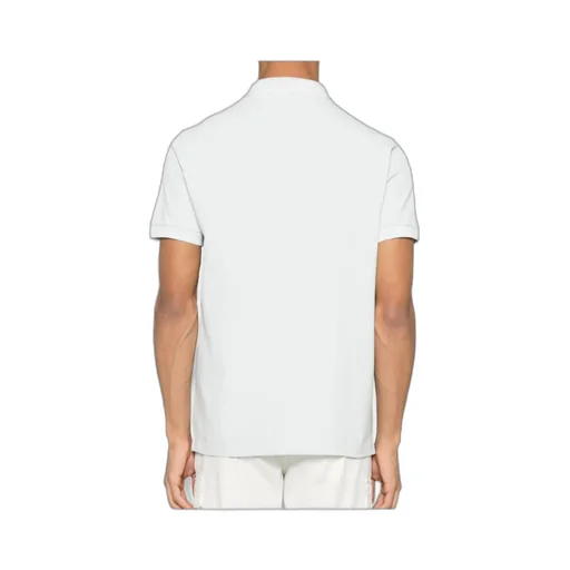 Compass-Patch Buttoned Polo Shirt