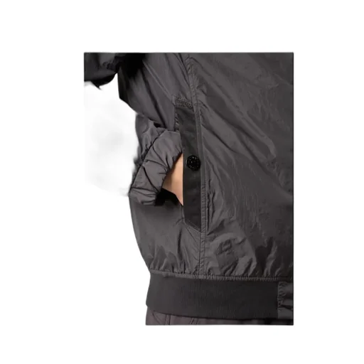 Compass-Badge High-Neck Jacket
