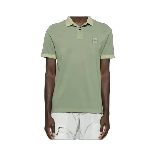 Compass-Patch Polo Shirt