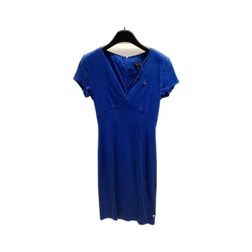 Short-Sleeved Zipper Dress