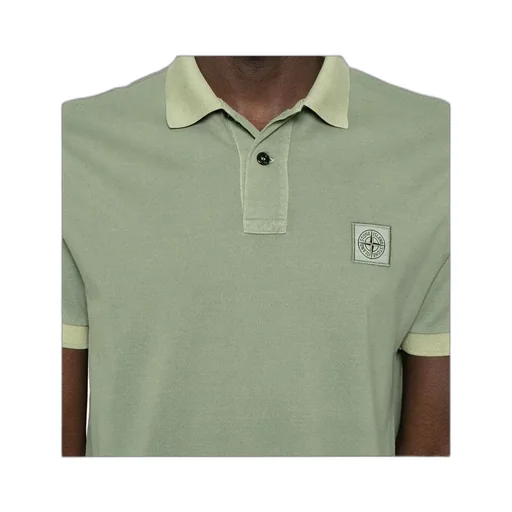 Compass-Patch Polo Shirt