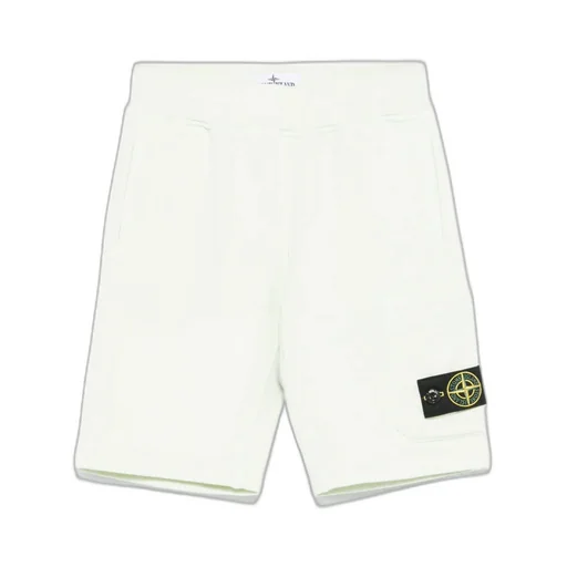 Junior Compass-Patch Elasticated Waistband Shorts