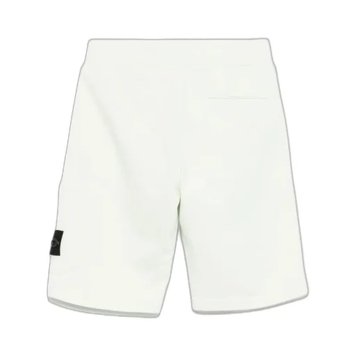 Junior Compass-Patch Elasticated Waistband Shorts