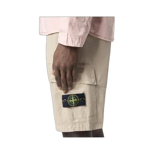 Slim Fit Cargo Bermuda Shorts