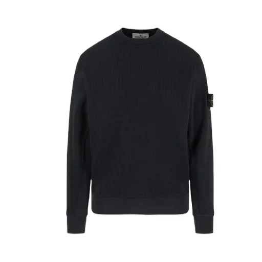 Logo-Patch Crewneck Knitted Jumper