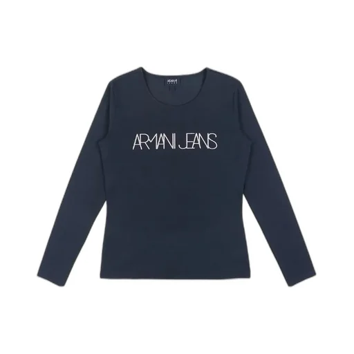 Round Collar And Long-Sleeved T-Shirt