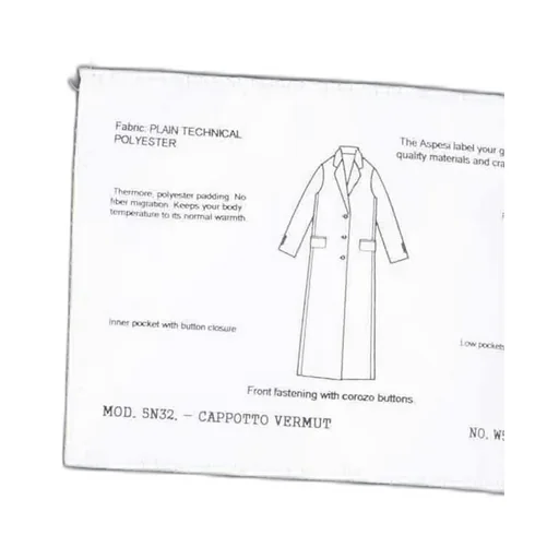 Flap-Pocket Long Coat