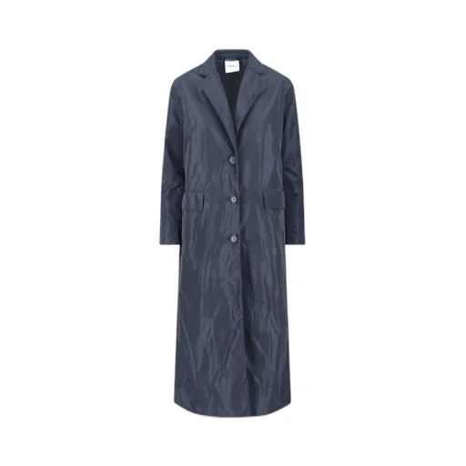 Flap-Pocket Long Coat