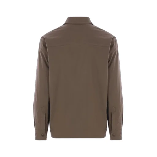 Long-Sleeved Straight-Hem Jacket