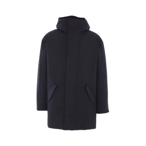 Long-Sleeved Hooded Coat
