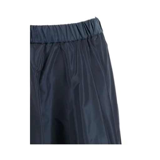 Pleated A-Line Mid-Length Skirt