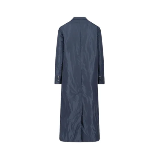 Flap-Pocket Long Coat