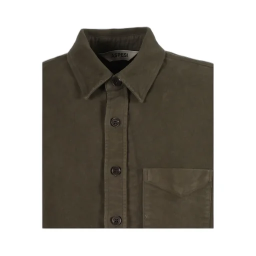 Multiple-Pocket Cotton Shirt