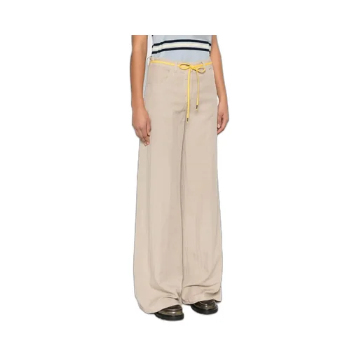 Striped Wide-Leg Trousers