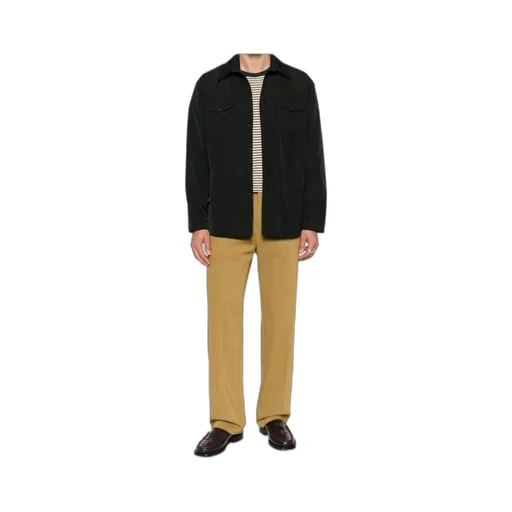 Buttoned Long Sleeved Shirt Jacket