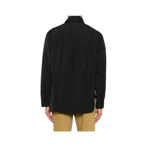 Buttoned Long Sleeved Shirt Jacket