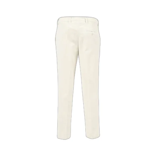 Button-Fastening Cotton Trousers