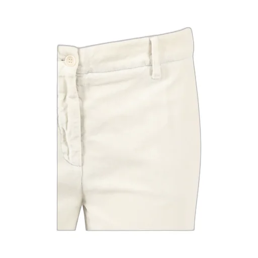 Button-Fastening Cotton Trousers