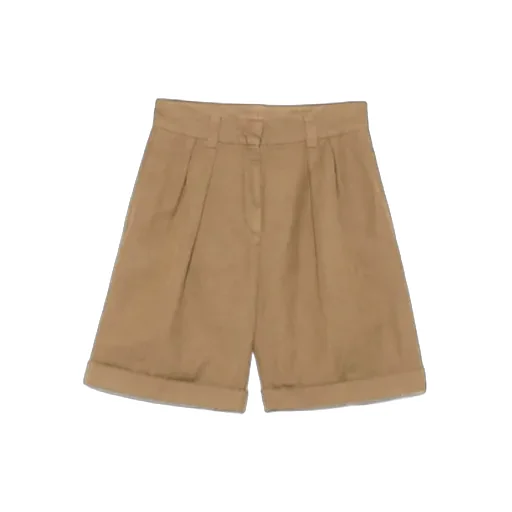 Pleat-Detailed Shorts