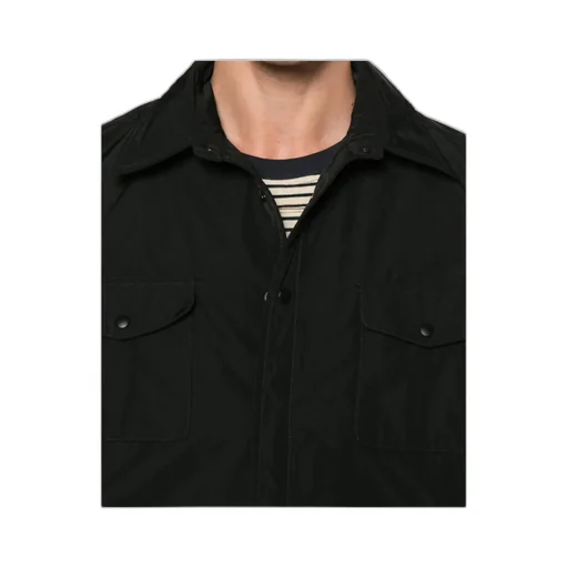 Buttoned Long Sleeved Shirt Jacket