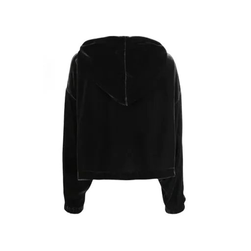 Velvet Hooded Sweater