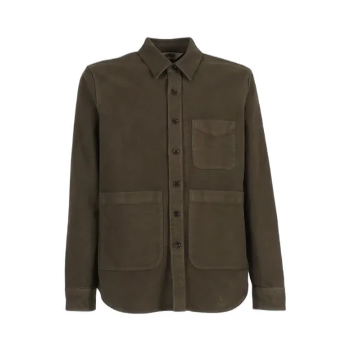 Multiple-Pocket Cotton Shirt