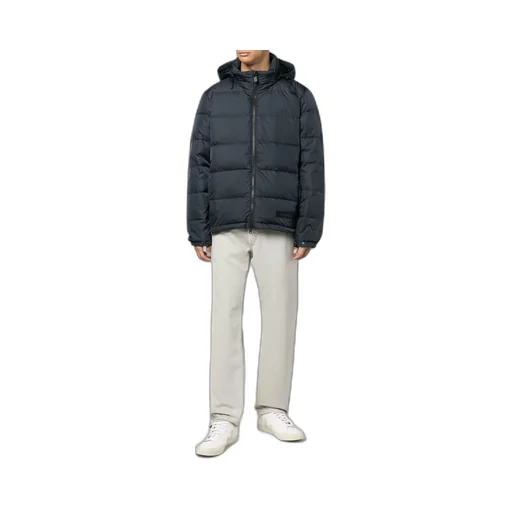 Logo Patch Padded Jacket