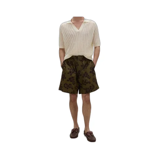 Hibiscus Print Shorts