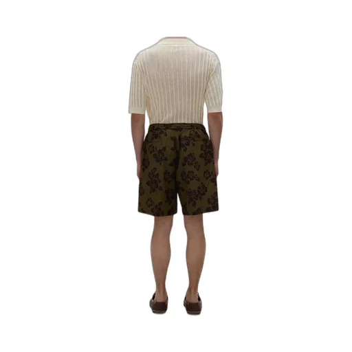 Hibiscus Print Shorts