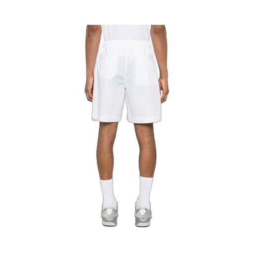 Elasticated-Waist Poplin Shorts