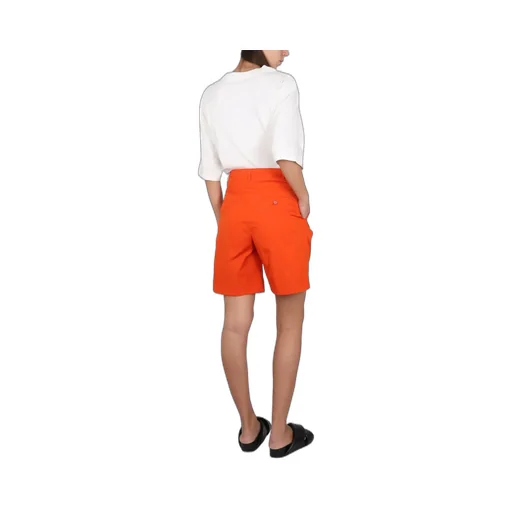 Belt-Looped High-Waisted Shorts