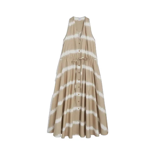 Tie-Dye Printed Poplin Dress