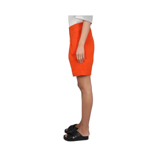 Belt-Looped High-Waisted Shorts
