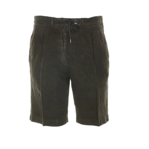 Tie-Waist Straight Fit Shorts