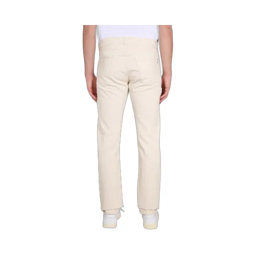 Belt-Looped Mid-Rise Jeans