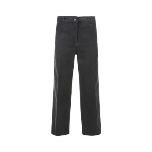Cropped Straight Leg Trousers
