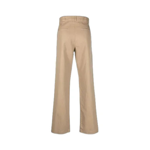 High-Waisted Straight-Leg Trousers