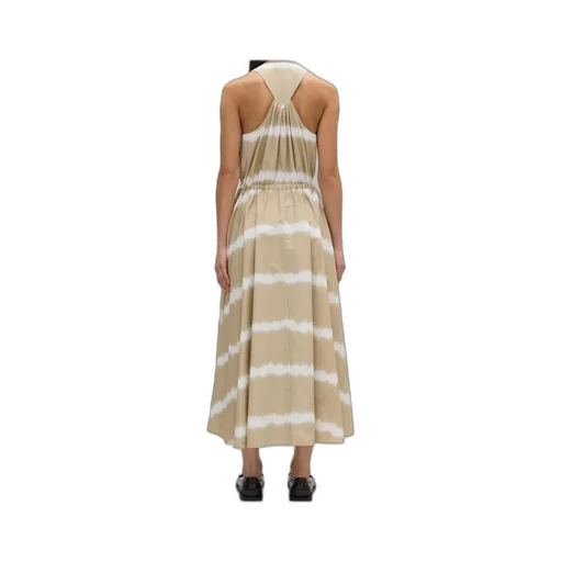 Tie-Dye Printed Poplin Dress