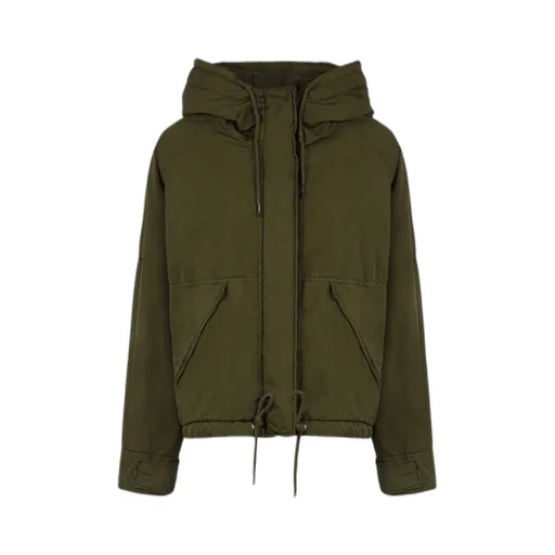 Drawstring Hooded Jacket