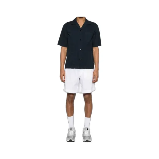 Elasticated-Waist Poplin Shorts